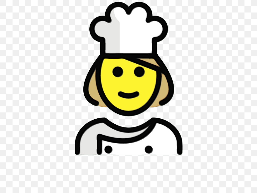 Emoticon, PNG, 618x618px, Watercolor, Chef, Cooking, Emoji, Emoticon Download Free