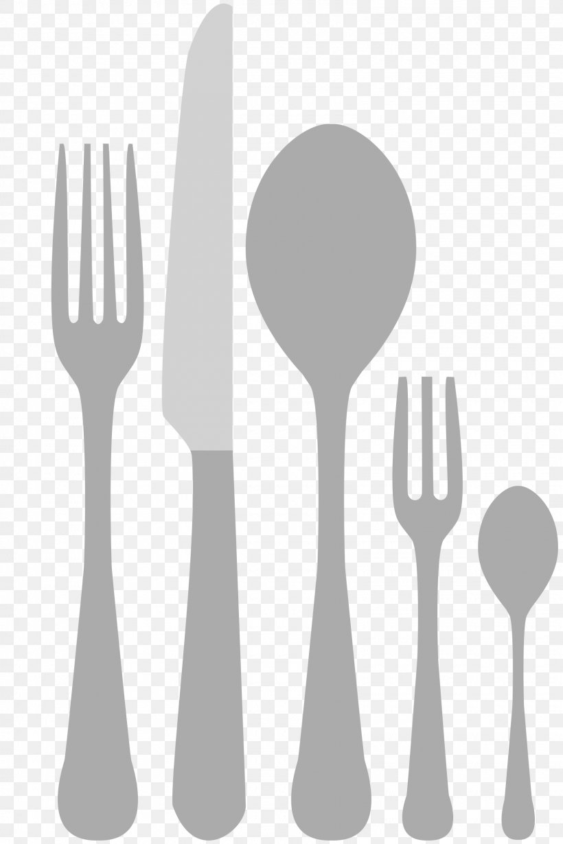 Fork Spoon, PNG, 1600x2400px, Fork, Black And White, Cutlery, Spoon, Tableware Download Free