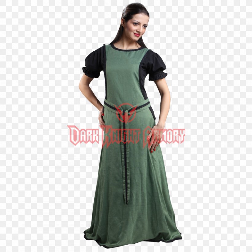 Middle Ages T-shirt Gown English Medieval Clothing Dress, PNG, 850x850px, Middle Ages, Chemise, Clothing, Costume, Day Dress Download Free