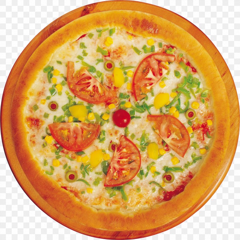 Pizza Italian Cuisine Vegetarian Cuisine, PNG, 2422x2422px, Pizza, Cuisine, Dish, European Cuisine, European Food Download Free