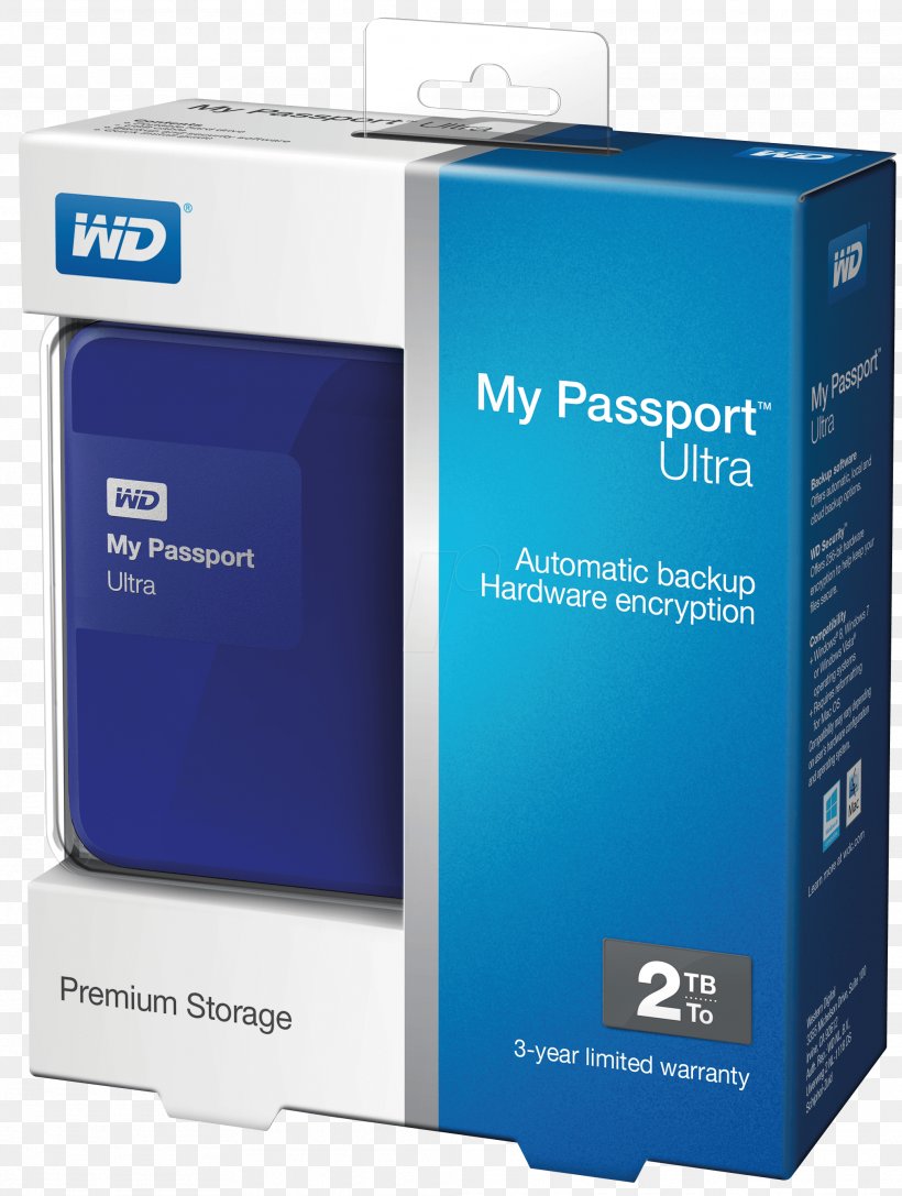 WD My Passport Ultra HDD Hard Drives Terabyte External Storage, PNG, 2024x2684px, My Passport, Electronic Device, Electronics Accessory, External Storage, Hard Drives Download Free