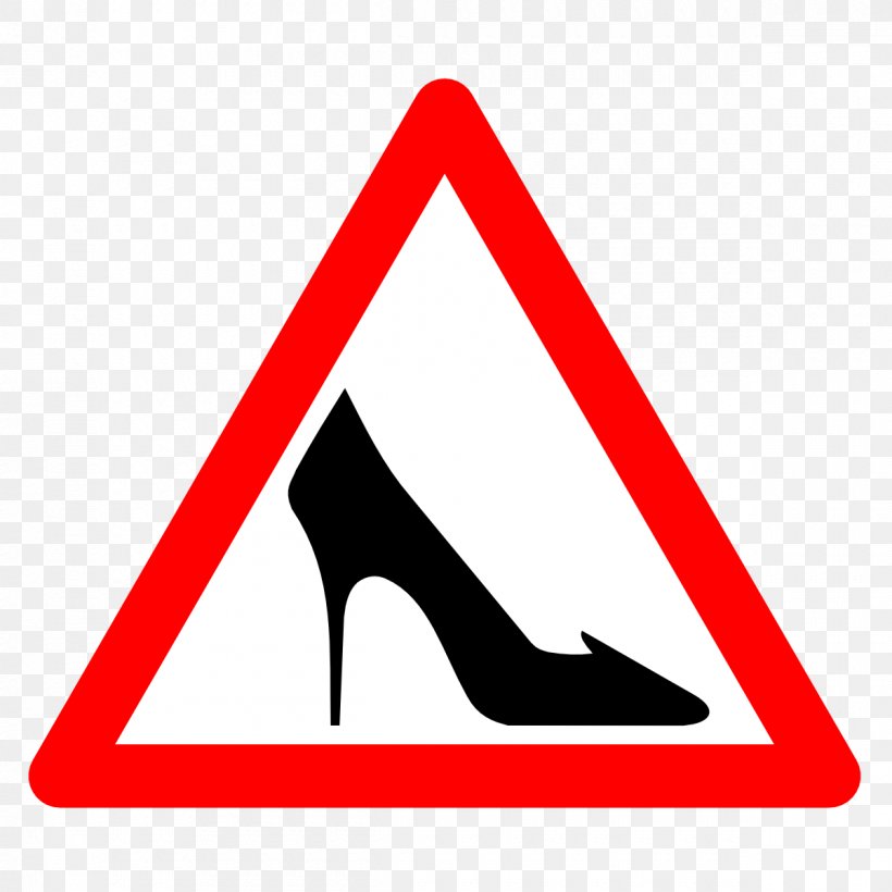 High-heeled Shoe Traffic Sign Clip Art, PNG, 1200x1200px, Shoe, Area, Brand, Footwear, Highheeled Shoe Download Free
