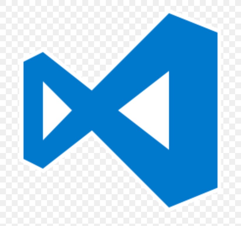 Visual Studio Code Microsoft Visual Studio, PNG, 768x768px, Visual Studio Code, Area, Blue, Brand, Computer Software Download Free
