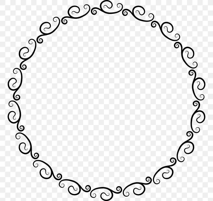 Clip Art, PNG, 762x772px, Picture Frames, Area, Black, Black And White, Body Jewelry Download Free
