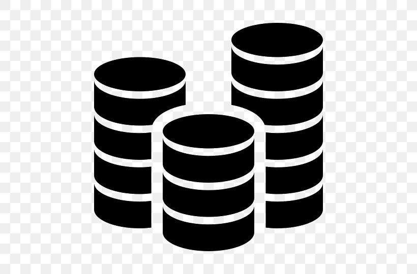 Coin Stack Download, PNG, 540x540px, Coin, Black And White, Central Processing Unit, Cup, Cylinder Download Free