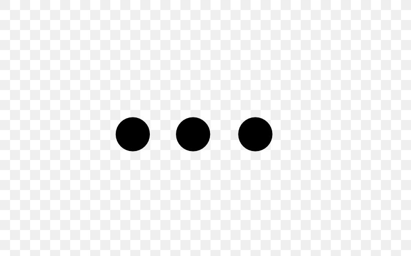 Dots Ellipsis Symbol, PNG, 512x512px, Dots, Black, Black And White, Body Jewelry, Button Download Free