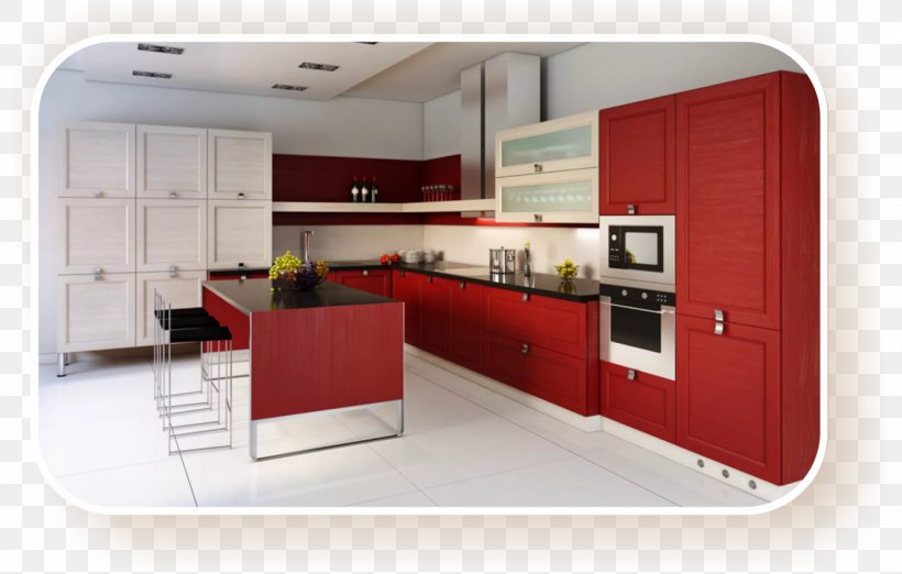 Kitchen Cabinet Interior Design Services Red White, PNG, 1349x860px, Kitchen, Black, Color, Furniture, Hue Download Free