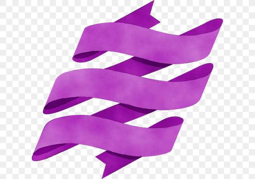 Violet Purple Pink Ribbon Footwear, PNG, 617x576px, Watercolor, Footwear, Magenta, Paint, Pink Download Free