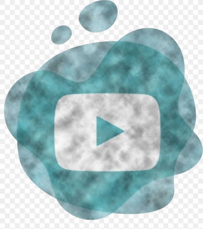 Youtube Logo Icon, PNG, 2665x3000px, Youtube Logo Icon, Turquoise Download Free