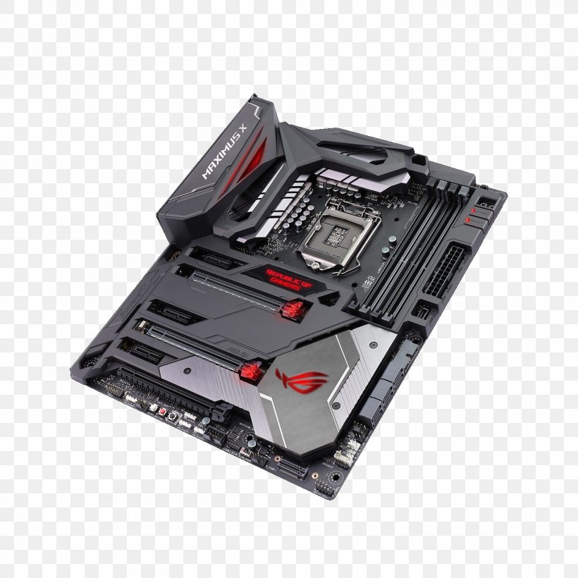 Asus Rog Maximus X Code Intel Z370 ASUS ROG MAXIMUS X CODE, PNG, 1500x1500px, Intel, Asus, Atx, Chipset, Computer Cooling Download Free