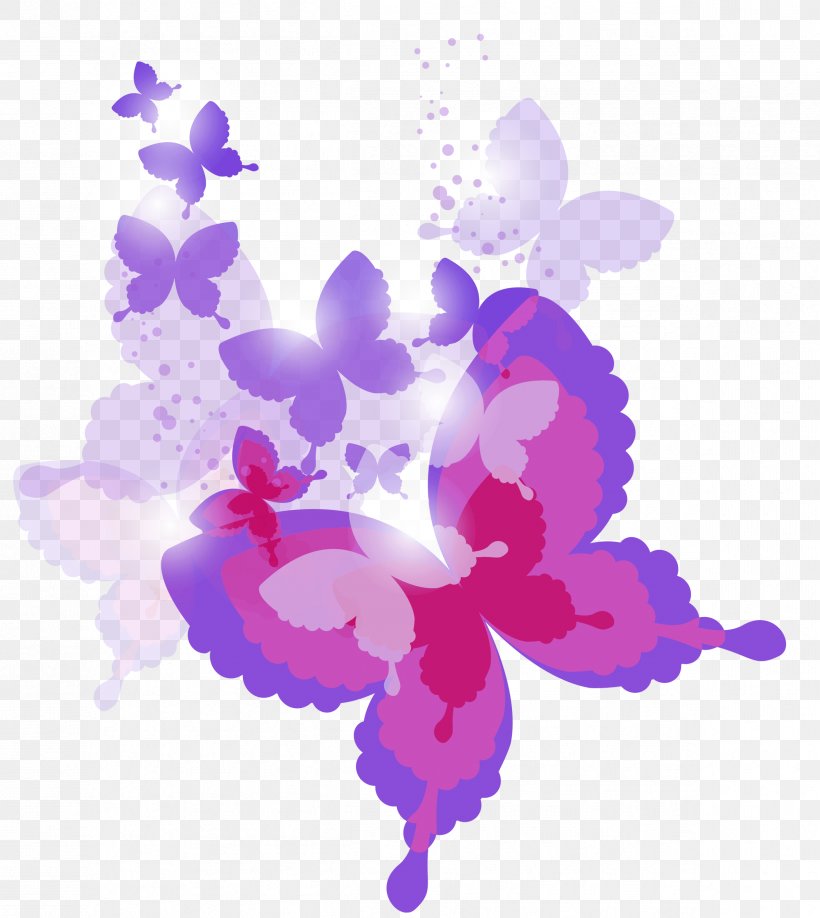 Butterfly Desktop Wallpaper Clip Art, PNG, 2396x2684px, Butterfly, Blue, Color, Floral Design, Flower Download Free