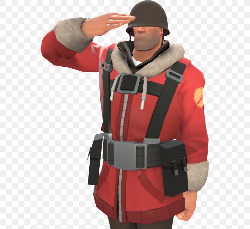 Team Fortress 2 Loadout Soldier Coat The Elder Scrolls V: Skyrim, PNG, 555x752px, Team Fortress 2, Achievement, Action Game, Climbing Harness, Coat Download Free