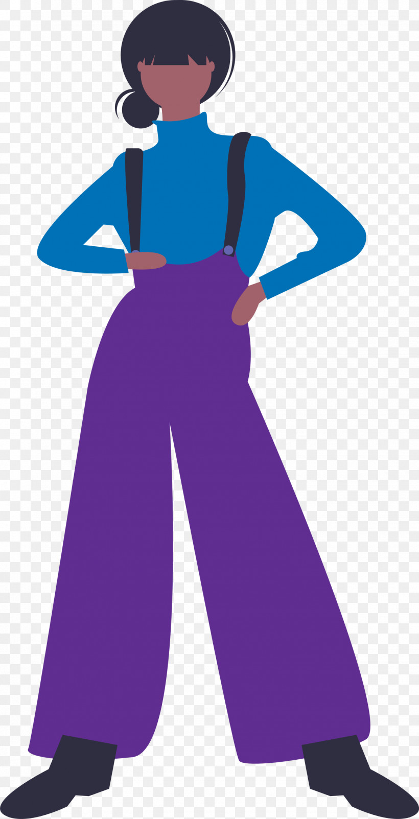 Clothing Violet Purple Standing Electric Blue, PNG, 1534x3000px, Modern Art, Clothing, Costume, Electric Blue, Magenta Download Free