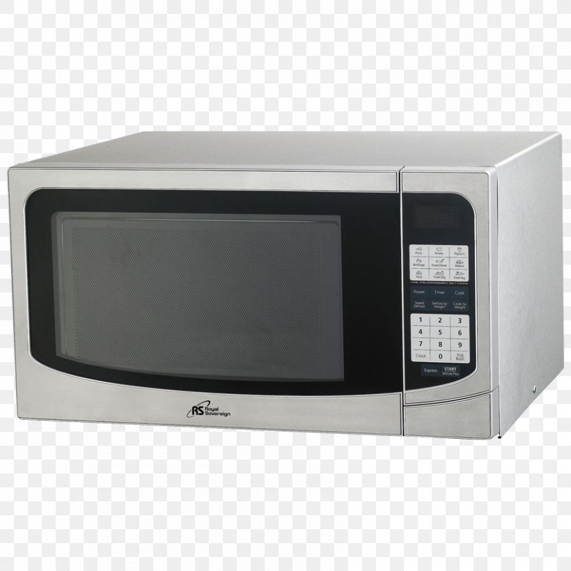 Microwave Ovens Royal Sovereign RCMW1000-25SS Commercial Microwave Oven Convection Microwave Cubic Foot, PNG, 850x850px, Microwave Ovens, Convection Microwave, Cubic Foot, Digital Clock, Hardware Download Free
