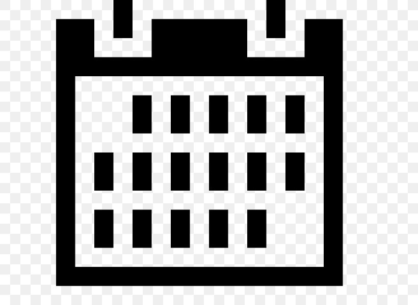 Calendar Computer Software, PNG, 600x600px, Calendar, Area, Black, Black And White, Brand Download Free