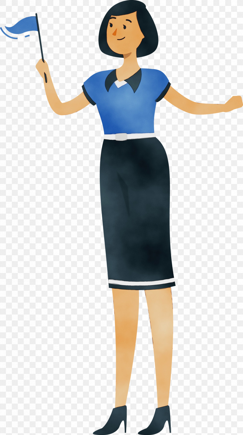 Costume Sailor Moon Crystal Minato Ward Shibakoen Junior High School Uniform Acos Electric Blue M Cartoon, PNG, 1678x3000px, Watercolor, Cartoon, Costume, Electric Blue M, Paint Download Free