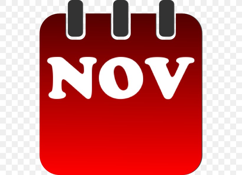 November Calendar Clip Art, PNG, 552x595px, November, Brand, Calendar, Free Content, Heart Download Free
