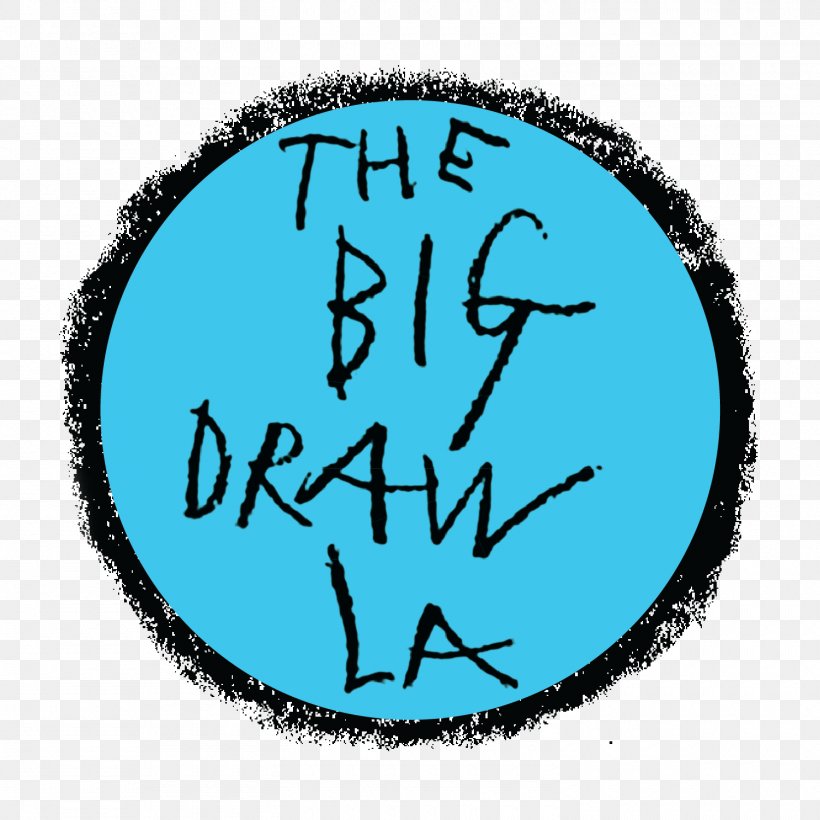 The Big Draw LA Font Teal, PNG, 1500x1500px, Teal, Symbol, Text Download Free