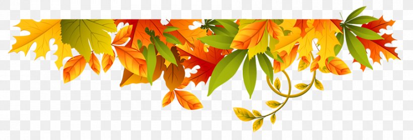 Autumn Clip Art Image Borders And Frames, PNG, 900x307px, Autumn, Amber, Art, Autumn Leaf Color, Borders And Frames Download Free