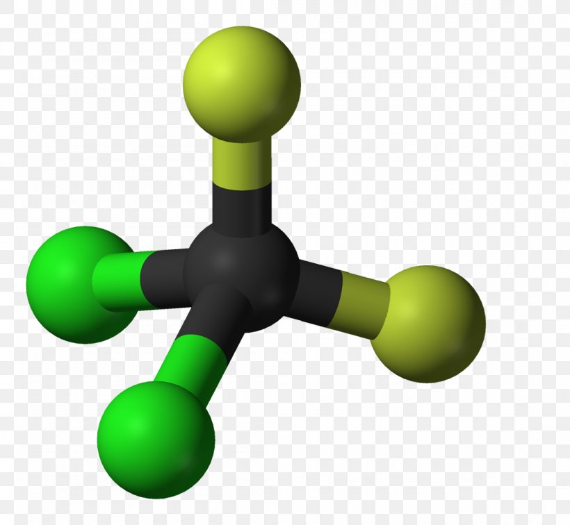 Dichlorodifluoromethane Trichlorofluoromethane Molecule Chlorofluorocarbon Halomethane, PNG, 1100x1015px, Dichlorodifluoromethane, Ballandstick Model, Bromochlorofluoroiodomethane, Bupropion, Carbon Tetraiodide Download Free