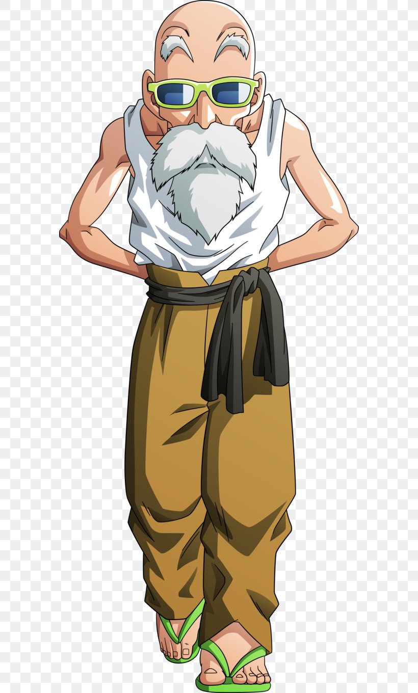 Master Roshi Goku Piccolo Gohan Krillin, PNG, 588x1360px, Master Roshi, Art, Cartoon, Costume, Dragon Ball Download Free