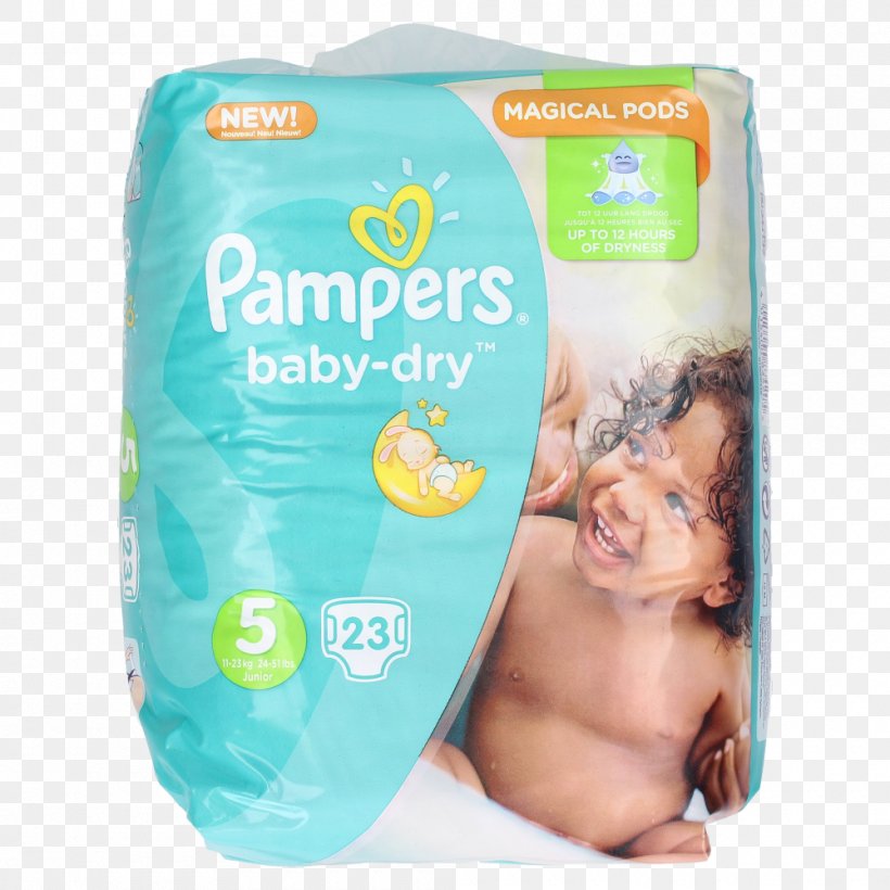 Diaper Pampers Baby Dry Size Mega Plus Pack Infant GR 5, PNG, 1000x1000px, Diaper, Gr 5, Infant, Layette, Number Download Free