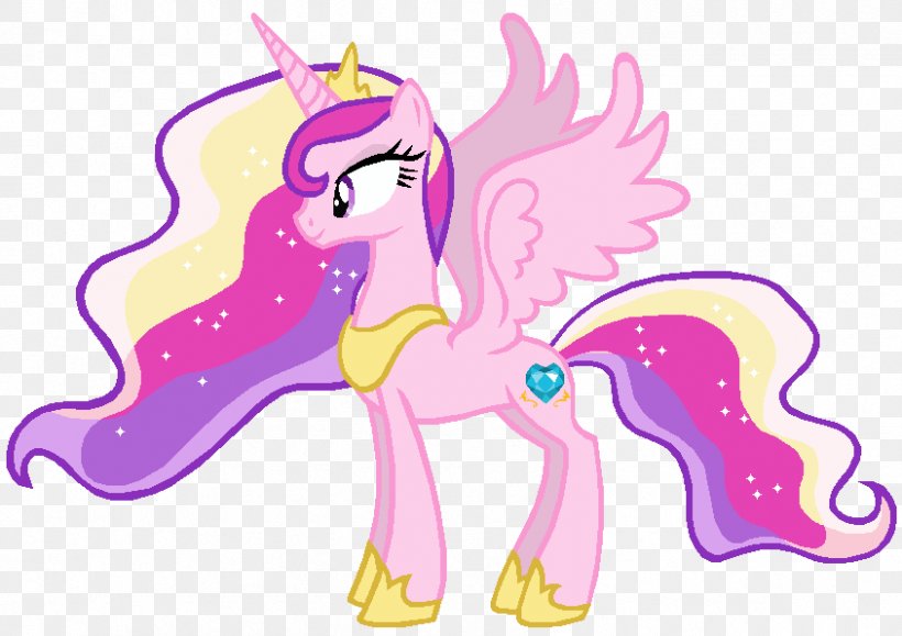 Pony Princess Cadance Princess Luna Princess Celestia Twilight Sparkle, PNG, 844x596px, Watercolor, Cartoon, Flower, Frame, Heart Download Free