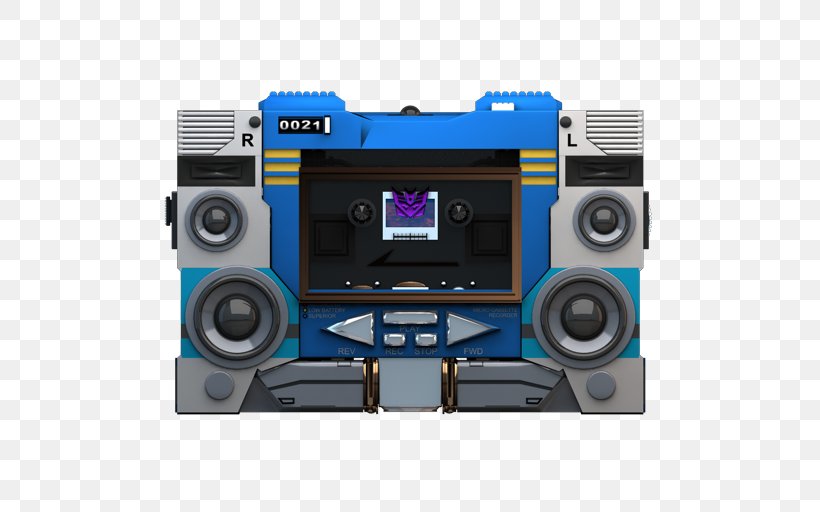 Sound Boombox Multimedia Media Player, PNG, 512x512px, Soundwave, Adhesive Tape, Boombox, Bumblebee, Electronics Download Free