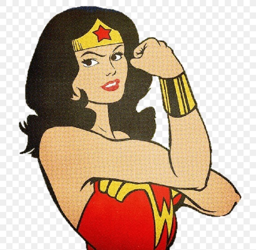 Wonder Woman We Can Do It! Female Rosie The Riveter Superman, PNG, 748x802px, Wonder Woman, All Star Comics, Art, Cartoon, Comics Download Free
