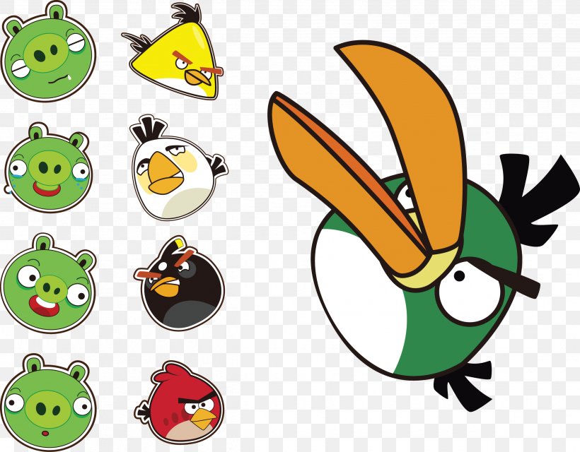 Angry Birds Star Wars Angry Birds Rio Angry Birds Friends Clip Art, PNG, 2495x1949px, Angry Birds, Angry Birds Friends, Angry Birds Rio, Angry Birds Star Wars, Cartoon Download Free