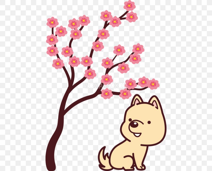 Dog Plum Blossom Clip Art, PNG, 468x660px, Dog, Animal Figure, Art, Branch, Carnivoran Download Free