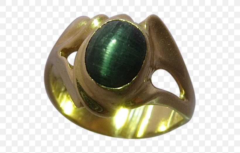 Emerald Indicolite Tourmaline Cat's Eye Ring, PNG, 523x523px, Emerald, Brass, Cat, Eye, Fashion Accessory Download Free