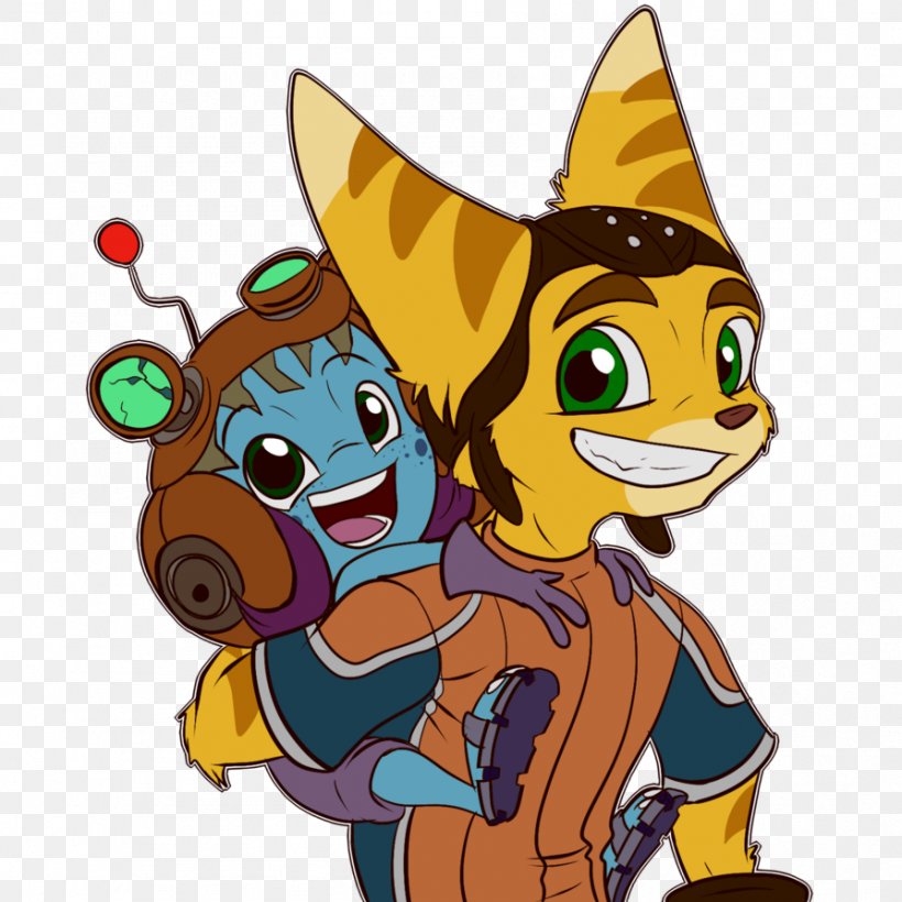 Ratchet & Clank: All 4 One Insomniac Games Art, PNG, 894x894px, Ratchet Clank All 4 One, Art, Carnivoran, Cartoon, Cat Like Mammal Download Free