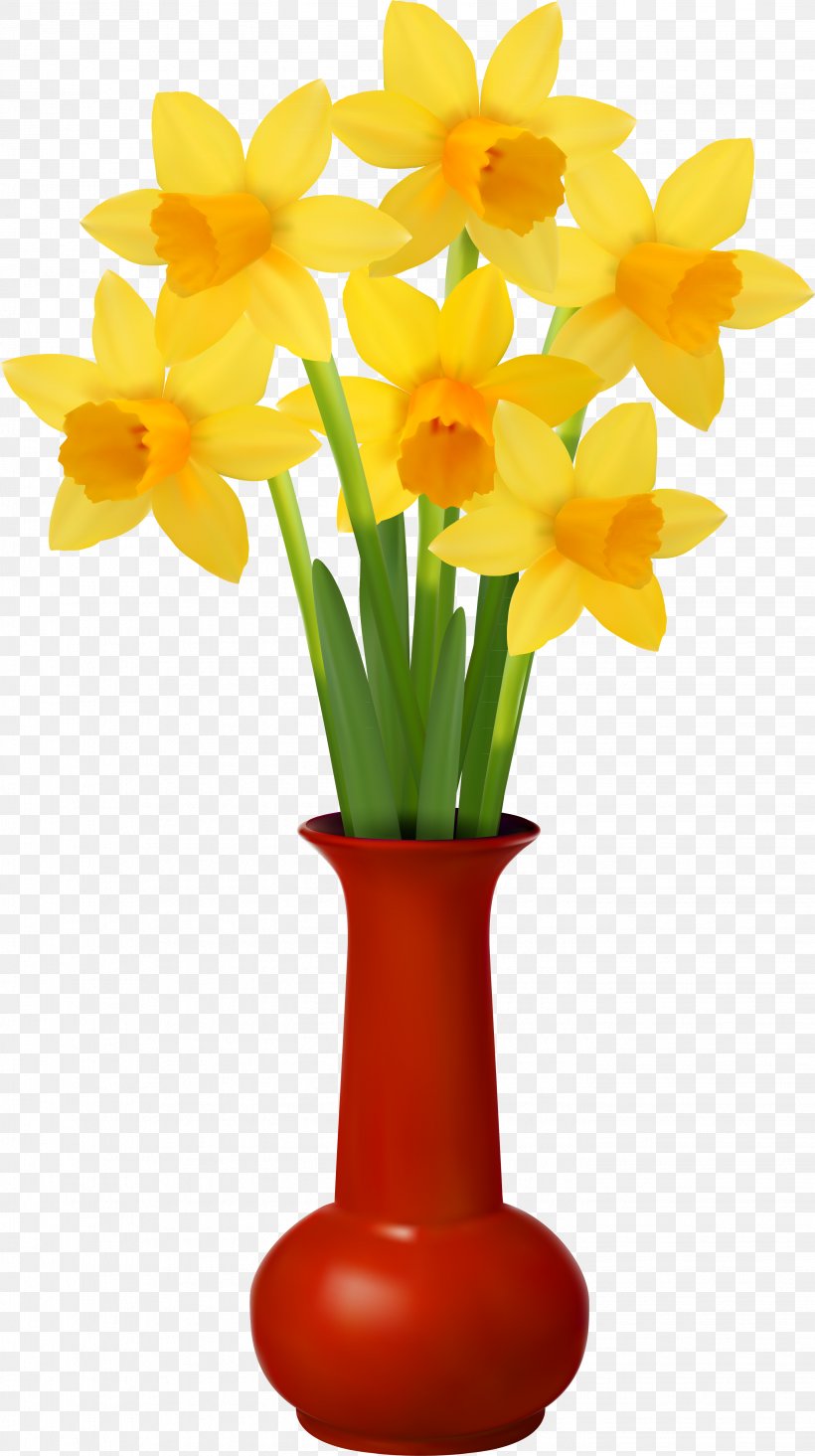 Vase Daffodil Flower, PNG, 2851x5094px, Vase, Amaryllis Family, Common Daisy, Cut Flowers, Daffodil Download Free