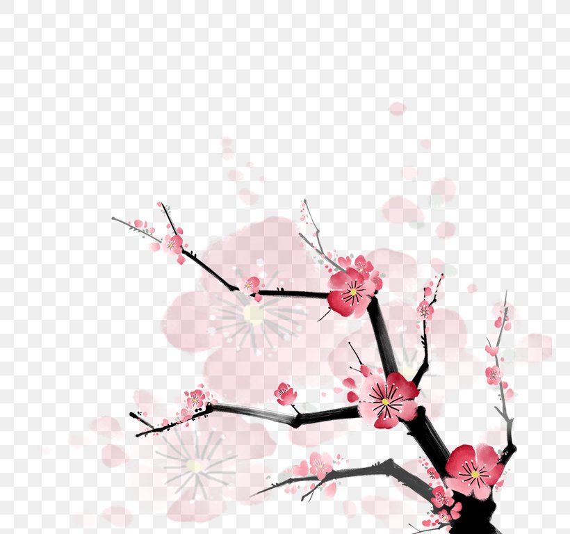 Dongzhi Tangyuan Winter Solstice Solar Term Poster, PNG, 768x768px, Dongzhi, Blossom, Branch, Cherry Blossom, Chinese New Year Download Free