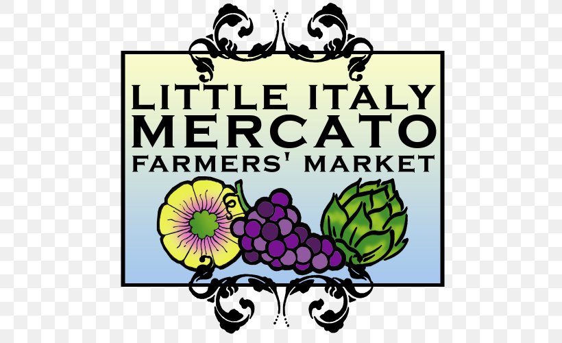 Pacific Beach Little Italy Mercato Farmers' Market North Park Marketplace, PNG, 500x500px, Pacific Beach, Area, Art, Artwork, Brand Download Free