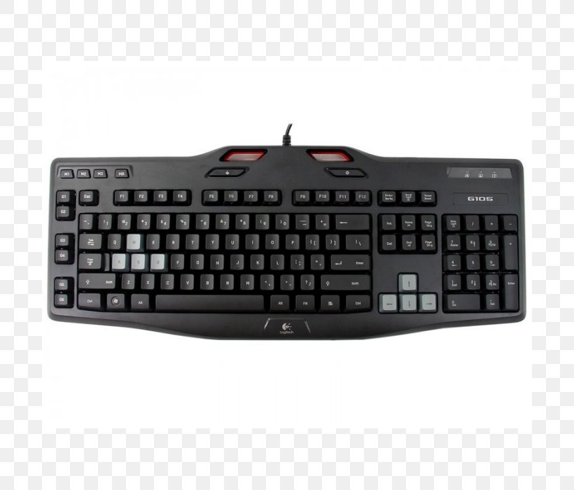 Computer Keyboard Logitech G105 Computer Mouse Gaming Keypad, PNG, 700x700px, Computer Keyboard, Computer, Computer Component, Computer Hardware, Computer Mouse Download Free