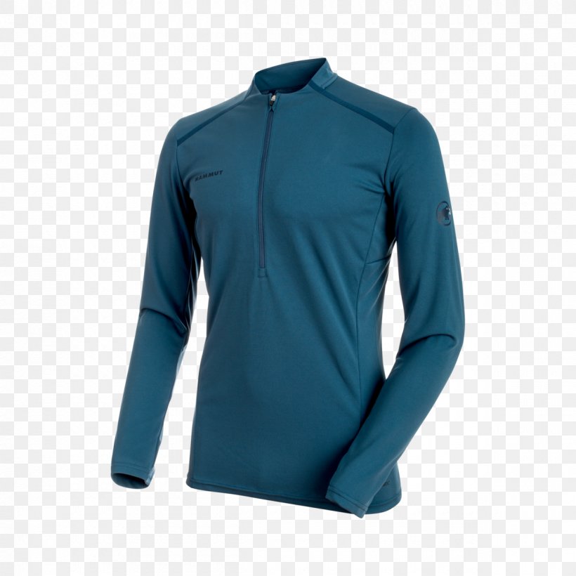 Long-sleeved T-shirt Long-sleeved T-shirt Mammut Sports Group, PNG, 1200x1200px, Tshirt, Active Shirt, Clothing, Cobalt Blue, Electric Blue Download Free