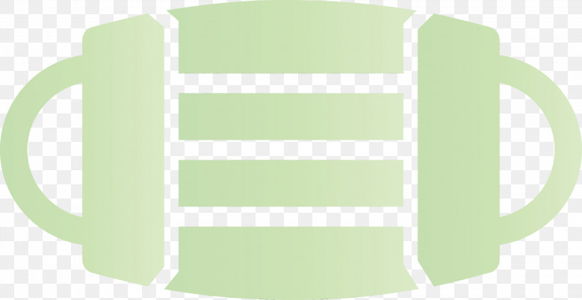 Green Furniture Rectangle, PNG, 3000x1549px, Medical Mask, Furniture, Green, Paint, Rectangle Download Free