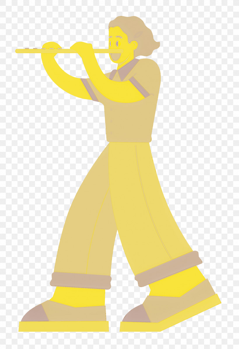 Playing The Flute Music, PNG, 1715x2500px, Music, Cartoon, Clothing, Leg, Shoe Download Free