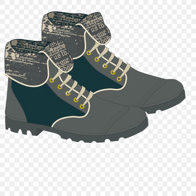 Boot Euclidean Vector Shoe, PNG, 1500x1501px, Boot, Brand, Cross Training Shoe, Designer, Element Download Free