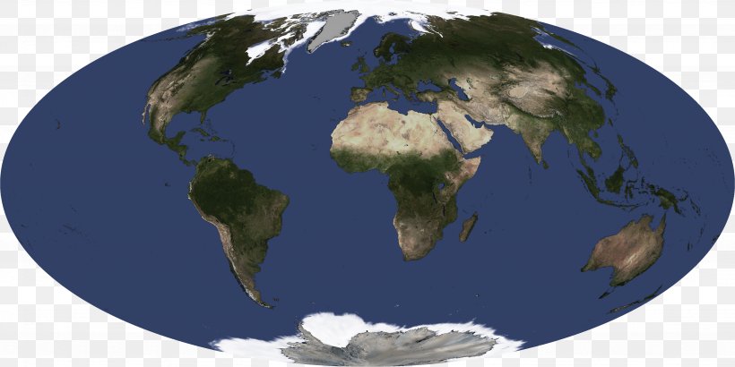 Globe Mollweide Projection Map Projection World Map Earth, PNG, 4096x2048px, Globe, Cylindrical Equalarea Projection, Earth, Map, Map Projection Download Free