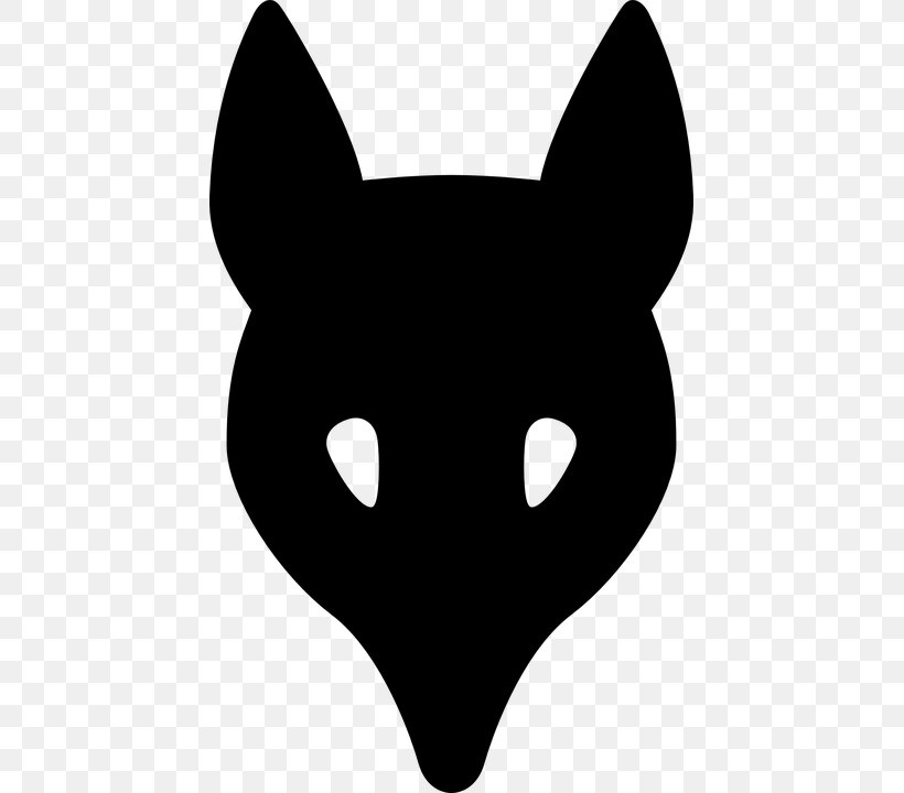 Vector Graphics Silhouette Clip Art Image Fox, PNG, 439x720px, Silhouette, Black Cat, Blackandwhite, Cat, Drawing Download Free