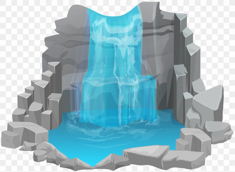 Clip Art Openclipart Vector Graphics Image, PNG, 8000x5878px, Waterfall, Aqua, Diagram, Ice, Iceberg Download Free