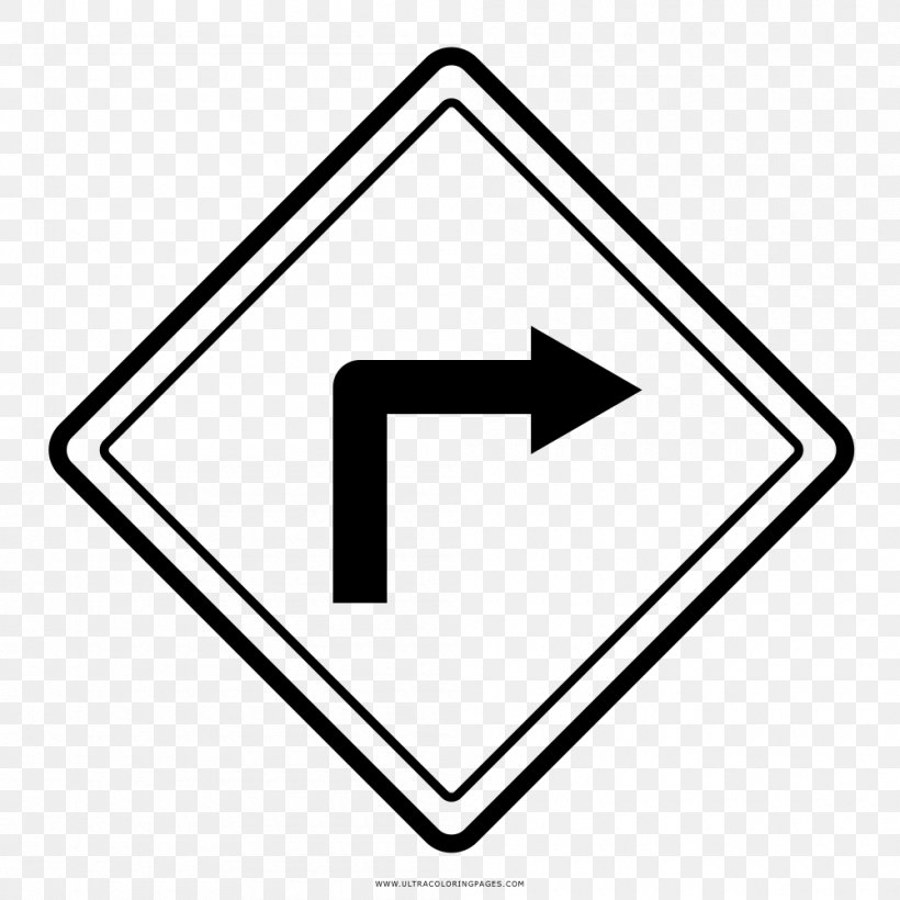 Traffic Sign Road Lane, PNG, 1000x1000px, Traffic Sign, Area, Black And White, Brand, Coloring Book Download Free