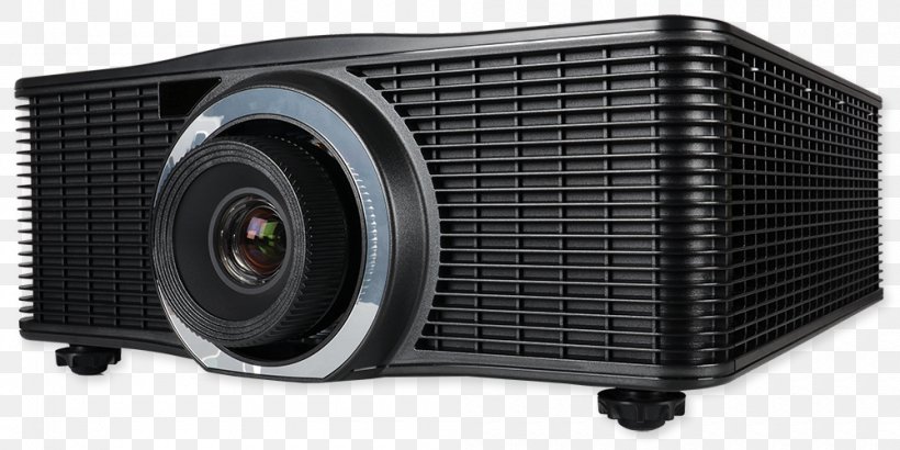 Multimedia Projectors Digital Light Processing Optoma ZU650+ Black, PNG, 1000x500px, Multimedia Projectors, Auto Part, Brightness, Contrast, Digital Light Processing Download Free