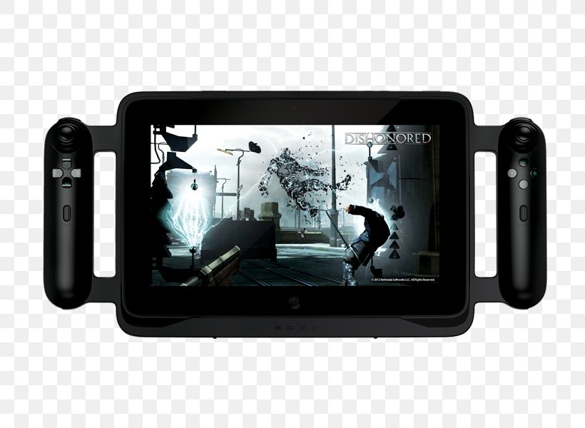 Razer Edge Game Controllers Dishonored Video Games Razer Inc., PNG, 800x600px, Game Controllers, Dishonored, Electronic Device, Electronics, Gadget Download Free