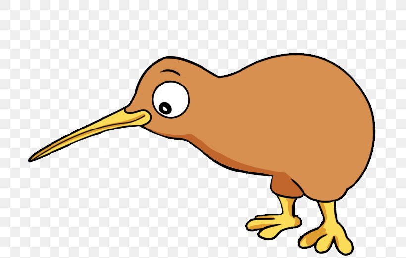 The New Zealand Kiwi Bird Hokey Pokey Clip Art, PNG, 730x522px, New Zealand, Beak, Bird, Cartoon, Drawing Download Free
