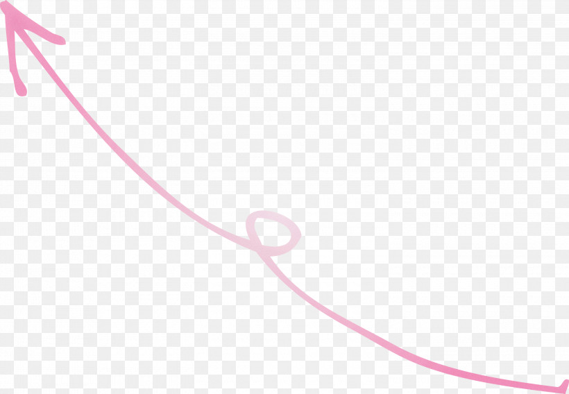 Curved Arrow, PNG, 3000x2081px, Curved Arrow, Line, Magenta, Pink Download Free