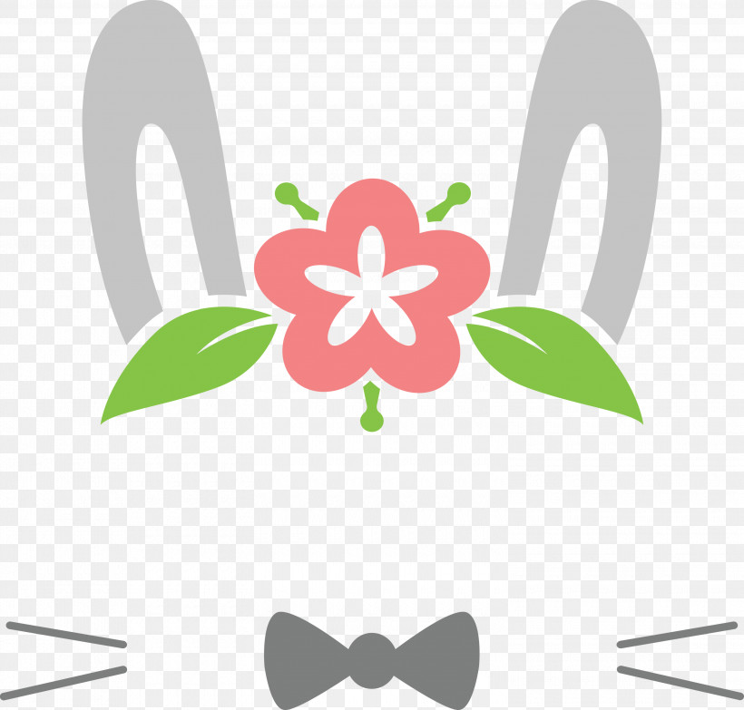 Easter Bunny Easter Day Cute Rabbit, PNG, 3000x2868px, Easter Bunny, Cute Rabbit, Easter Day, Leaf, Logo Download Free